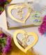 Heart and Cross Bookmark Favors