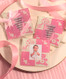 Baby Girl Photo Coasters, Glass