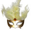 Masquerade Mask Ornament/Gold