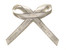 Personalized Satin Bow with Gold Edges