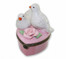 Two Doves Pink Trinket Box