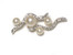 Brooch Pearl Sparkling Rhinestones