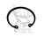 SKU - 1118553 2.702X.078 CS CRANKSHAFT OIL SEAL RETAINER RING FOR FMC BEAN E04 SERIES