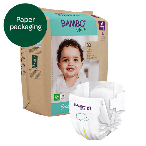 Bambo Nature Size 4 single pack - organic cotton shop