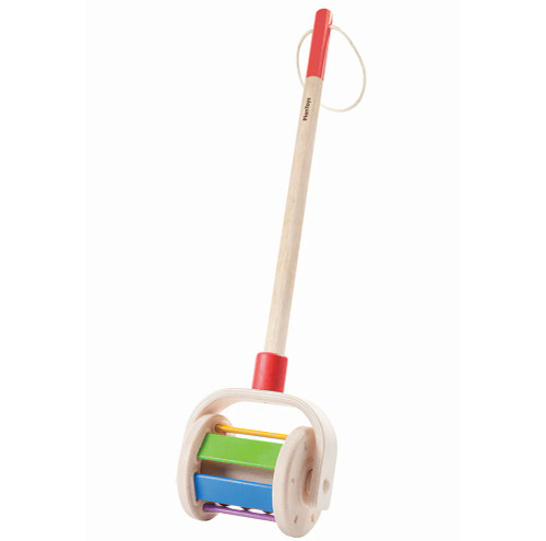 PlanToys Walk N Roll wooden push along toy for children 12 months+
