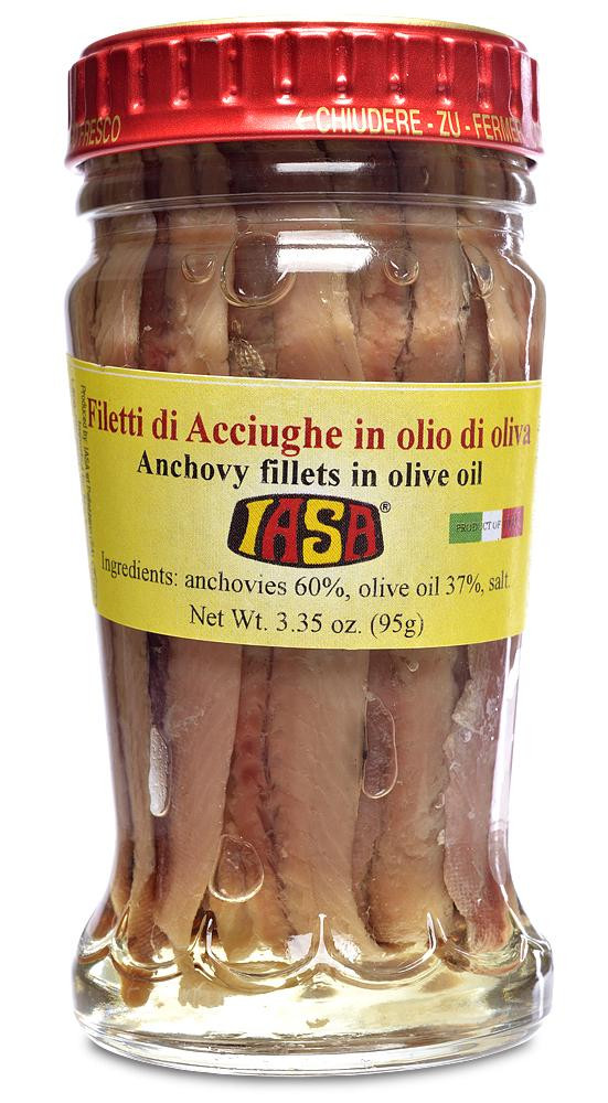 IASA Anchovy Filets in Olive Oil Con' Olio Oils & Vinegars