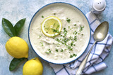 New Recipe-Avgolemono Soup with Baklouti Green Chili Olive Oil