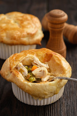 Mushroom Sage Chicken Pot Pie