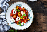 Grilled Peach Caprese Salad