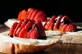 Strawberry Bruschetta with Balsamic