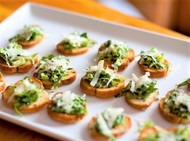 New Recipe-Caesar Salad Crostini