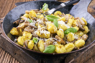 Crispy Gnocchi with Mushrooms