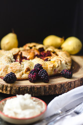 Blackberry Pear Galette