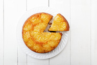 Upside Down Blood Orange Pineapple Cake