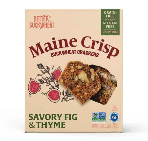 Maine Crisp Buckwheat Crackers