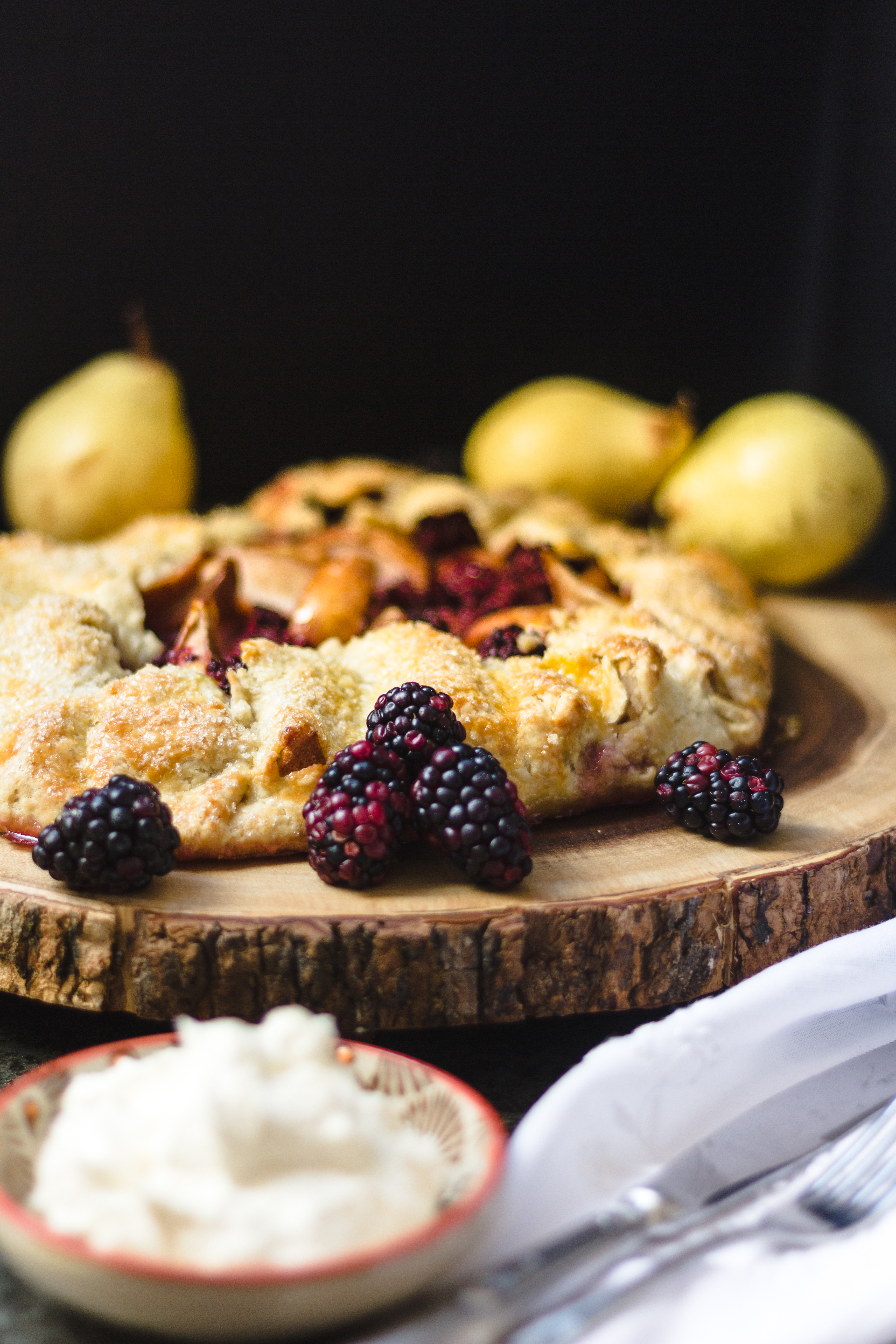 Blackberry Pear Galette