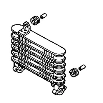 15605-ZN1-000 - Oil Cooler Assy - Honda Original Part - Image 1