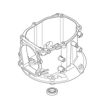 11100Z9LJ01 Crankcase Assembly Honda Genuine OEM Part