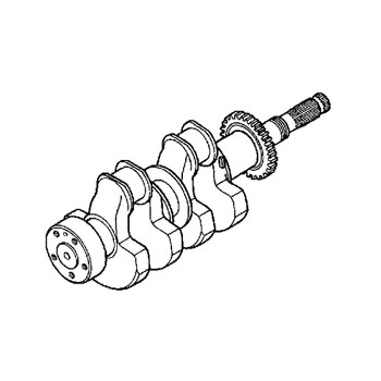 13310-ZG8-010 - Crankshaft - Honda Genuine OEM Part