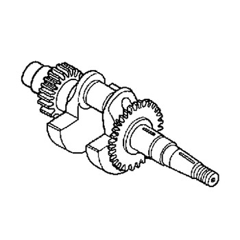 13310-ZK8-D20 - Crankshaft - Honda Genuine OEM Part