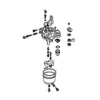 16100ZF6W41 Carburetor (Be85R A) Honda Genuine OEM Part - NO LONGER AVAILABLE