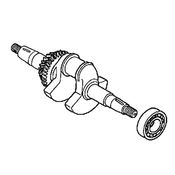 13310-ZF6-F42 Crankshaft - Honda Genuine OEM Part