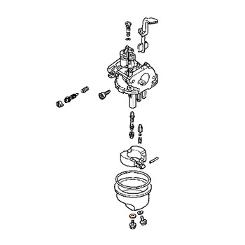 16100-ZDE-WA1 - Carburetor (Bf24L A) - Honda Genuine OEM Part 16100-ZDE-WA1 - Carburetor (Bf24L A) - Honda Genuine OEM Part