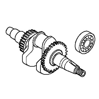13310-Z4M-910 - Crankshaft - Honda Genuine OEM Part