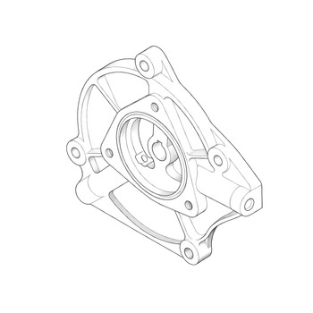 15111ZA0980 Body Oil Pump Honda Genuine OEM Part