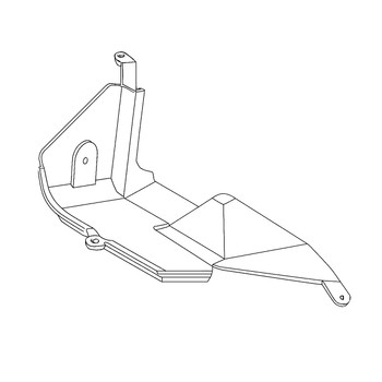 19630-ZB2-000 - Shroud (Lower) - Honda Genuine OEM Part