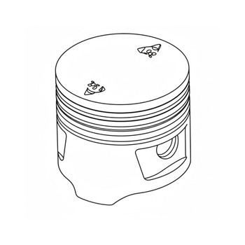 13103-ZG0-003 - Piston (Os 0.50) - Honda Genuine OEM Part