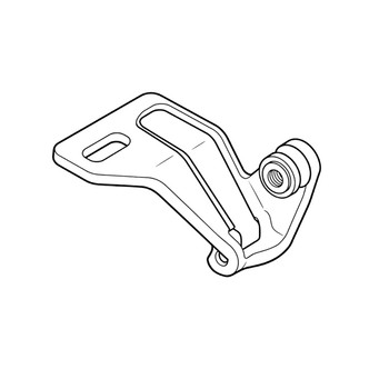 17553-ZA0-800 - Bracket L. Top Lid - Honda Genuine OEM Part