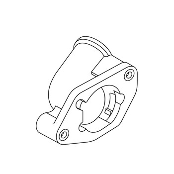 17410-ZA0-951 - Elbow Air Cleaner - Honda Genuine OEM Part