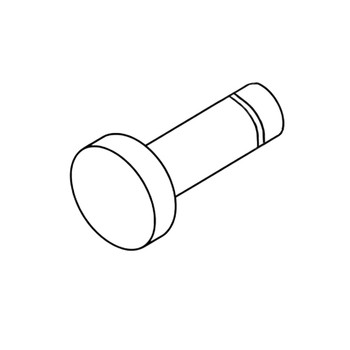 90751-ZG3-300 - Pin Center (4X16.5) - Honda Genuine OEM Part