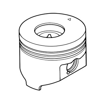 13105-ZG5-000 - Piston (Os 0.50) - Honda Genuine OEM Part