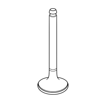 14721-ZG5-000 - Valve Exhaust - Honda Genuine OEM Part