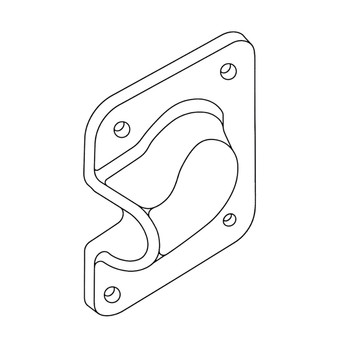 18342-733-010 - Guide Muffler - Honda Genuine OEM Part