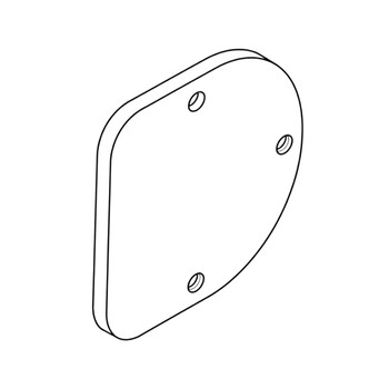 19617-ZJ4-000 - Cover Right Side Plate - Honda Genuine OEM Part