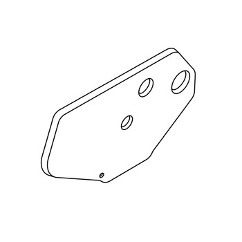 12381ZG8000 Plate Side Breather Honda Genuine OEM Part