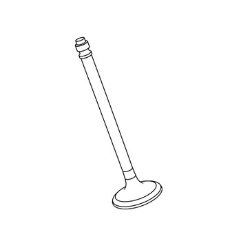 14721ZG8010 Valve Exhaust Honda Genuine OEM Part