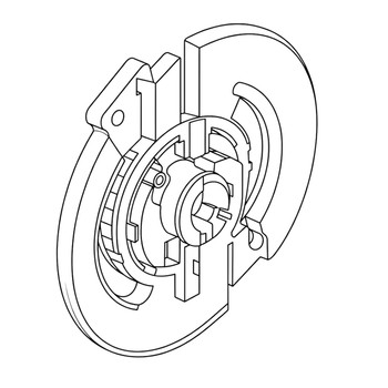 28433ZE1711 Guide Ratchet Honda Genuine OEM Part