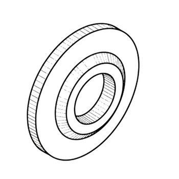 90403887620 Washer (18Mm) Honda Genuine OEM Part