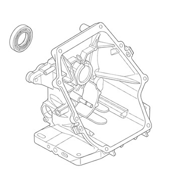 11300ZL8630 Cover Crankcase Honda Genuine OEM Part