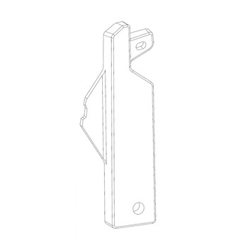 19653ZK8000 Plate Air Guide Honda Genuine OEM Part