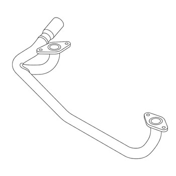18330Z0A801 Pipe Exhaust Honda Genuine OEM Part