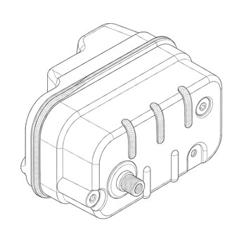 18310Z0G800 Muffler Honda Genuine OEM Part