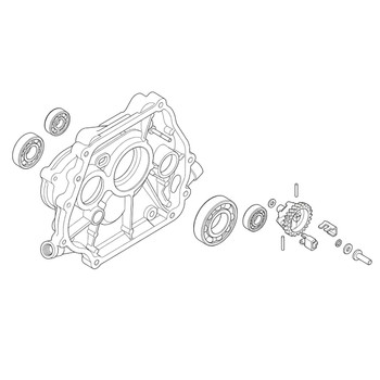 11400ZE2613 Cover Crankcase Honda Genuine OEM Part