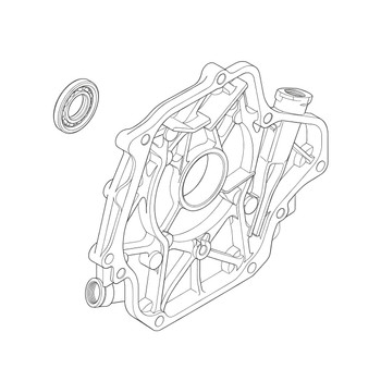 11300Z2E000 Cover Crankcase Honda Genuine OEM Part