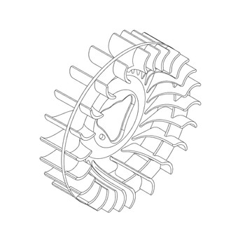 19511Z2E000 Fan Cooling Honda Genuine OEM Part