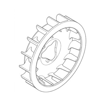 19511Z3S000 Fan Cooling Honda Genuine OEM Part